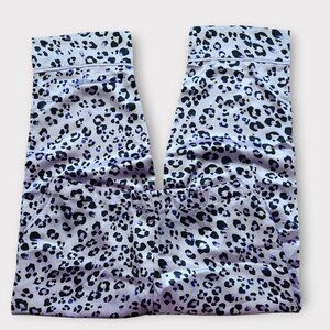 Adore Me Satin Pajama Pants Plus Size 4x Purple Animal Print